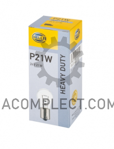 Лампа 24V-P21W Hella 8GA 002 073-241
