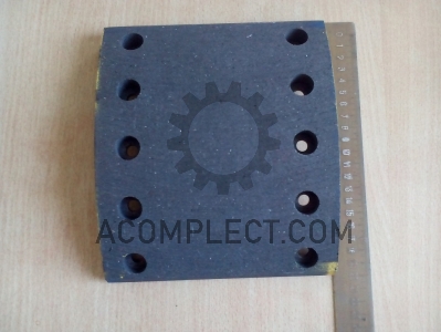 Накладки тормозные 1р-т (180мм) (с закл.) BPW/SAF Emmerre AC1150+10