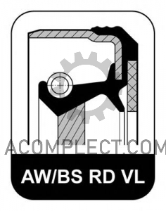 Сальник коленвала (передний) Elring EL524973