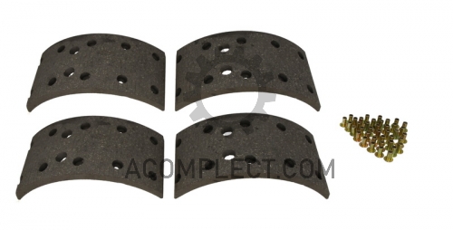 Накладки тормозные 2р-т (120мм) (с закл.) 814 SBP 07-L17280-N20b