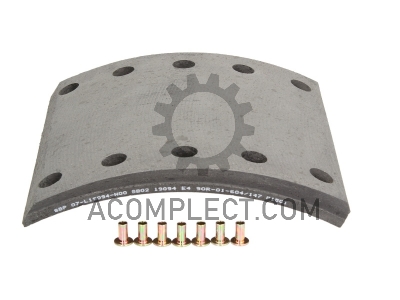 Накладки тормозные STD (200мм) (с закл.) BPW/SAF SBP 07-L19094-N00