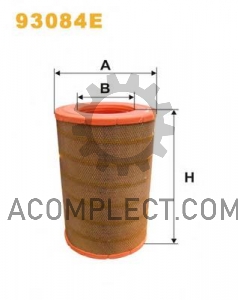 Фильтр воздушный Man Wix Filters 93084E