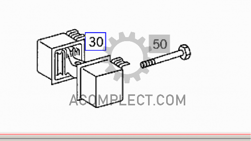Подушка КПП 814+ (б/у) Mercedes-Benz 6732421213