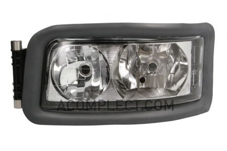 Фара основная (L) (гладкая) Man TGA+ DP DP-MA-063