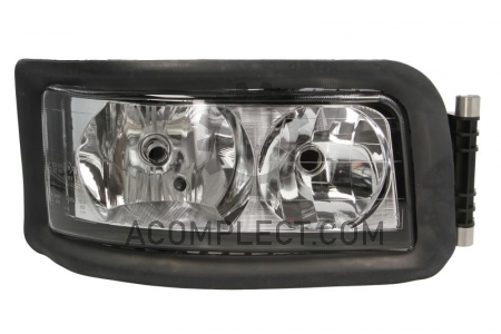 Фара основная (R) (гладкая) Man TGA+ DP DP-MA-064