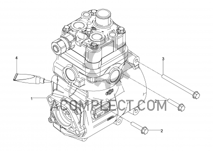 Компрессор воздушный Man...